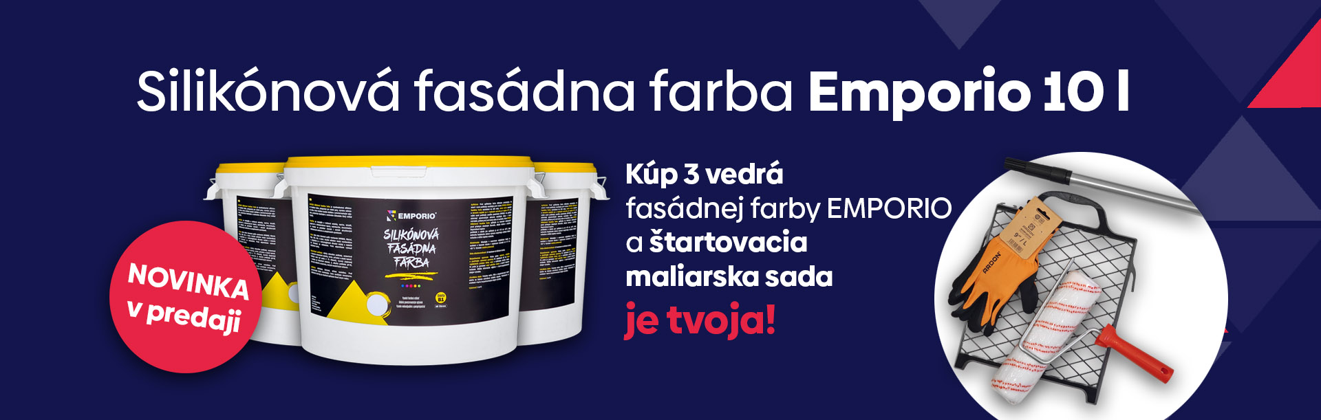 Akcia fasadna farba Emporio